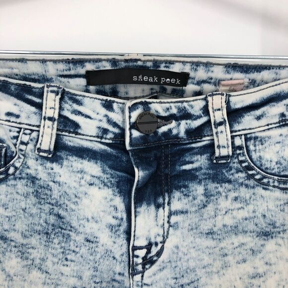 SNEAK PEEK‎ Acid Wash Skinny Fit Jeans - Picture 4 of 10